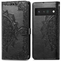 imoshion Etui de téléphone portefeuille Mandala Google Pixel 6 Pro - Noir