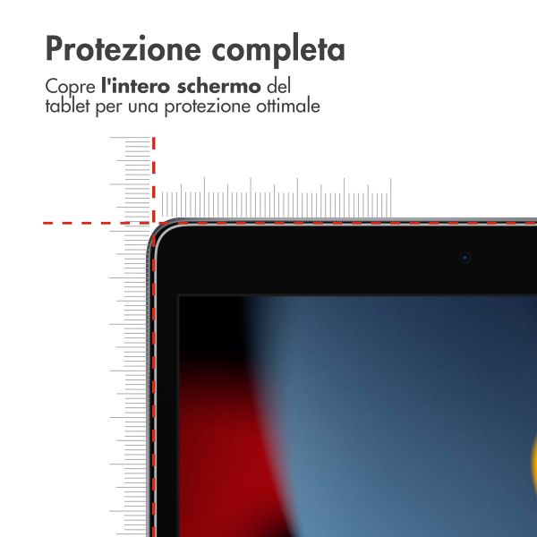 imoshion Protection d'écran en verre trempé Apple iPad 9 (2021) 10.2 pouces / iPad 8 (2020) 10.2 pouces / iPad 7 (2019) 10.2 pouces