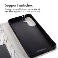 imoshion Étui de télephone portefeuille Design Samsung Galaxy A57 (5G) - Sandy Marble