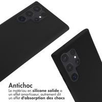 imoshion Coque en silicone avec cordon Samsung Galaxy S23 Ultra - Noir