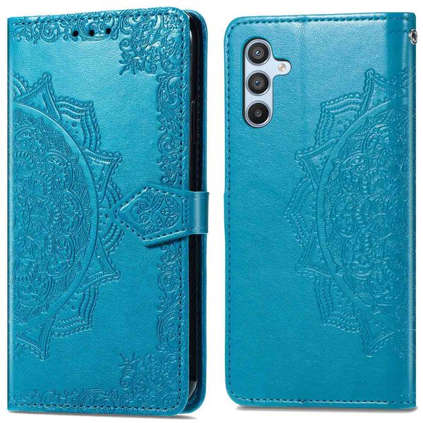 imoshion Etui de téléphone portefeuille Mandala Samsung Galaxy A54 (5G) - Turquoise