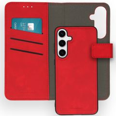 imoshion Etui de téléphone de type portefeuille de luxe 2-en-1 amovible Samsung Galaxy S24 Plus - Rouge