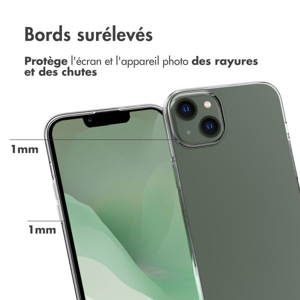 Accezz Coque Clear Apple iPhone 14 Plus - Transparent