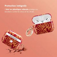 Selencia Coque Vivid  Apple AirPods Pro 2 - Tropical Vibes Apricot