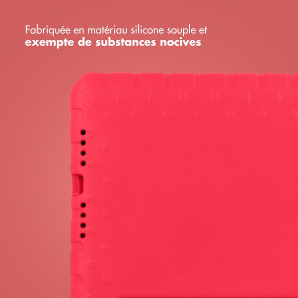 imoshion Coque kidsproof avec poignée Apple iPad 9 (2021) 10.2 pouces / iPad 8 (2020) 10.2 pouces / iPad 7 (2019) 10.2 pouces - Rouge