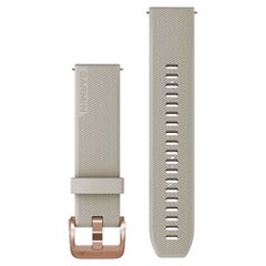 Garmin Bracelet silicone  - Connexion Garmin 20 mm - Light Sand / Rose Gold