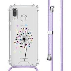 imoshion Coque Design avec cordon Samsung Galaxy A40 - Sandstone Dandelion