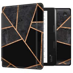 imoshion Design Slim Hard Sleepcover avec support Kobo Sage / Tolino Epos 3 - Black Graphic