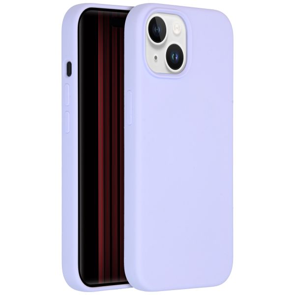 Accezz Coque Liquid Silicone iPhone 15 - Violet