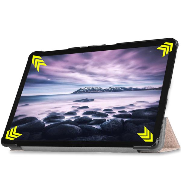 imoshion Coque tablette Trifold Samsung Galaxy Tab A 10.5 (2018) - Rose Doré