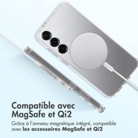 Accezz Coque arrière Xtreme Impact avec MagSafe Samsung Galaxy S25 Plus - Transparent