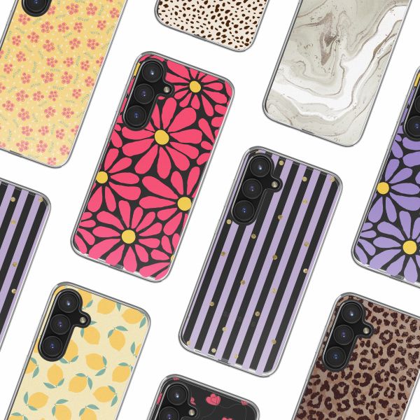 imoshion Coque Design Samsung Galaxy S24 FE - Dusty Rose Flowers Connect