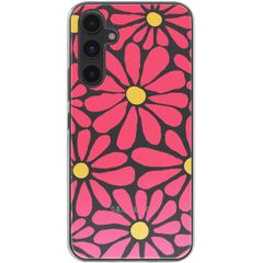 imoshion Coque design pour Samsung Galaxy A54 - Dusty Rose Flowers Connect