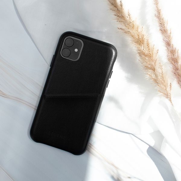Selencia Coque arrière en cuir végétalien Vayu Apple iPhone 12 (Pro)