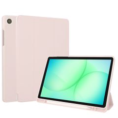 Accezz Coque tablette portefeuille Smart Silicone Samsung Galaxy Tab A11 Plus / A9 Plus - Rose