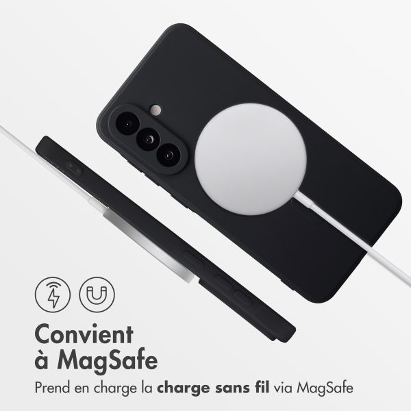 imoshion Coque Couleur avec MagSafe Samsung Galaxy A36 - Noir