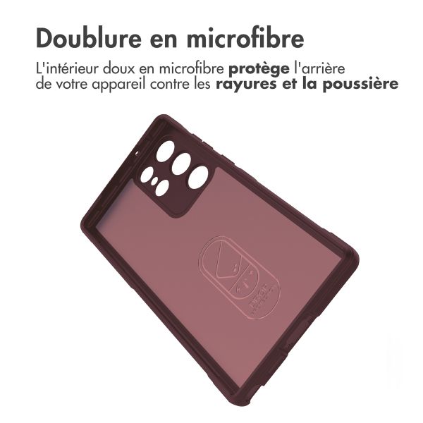 imoshion Coque arrière EasyGrip Samsung Galaxy S23 Ultra - Aubergine