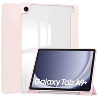 imoshion Coque tablette rigide Trifold Samsung Galaxy Tab A9 Plus - Rose