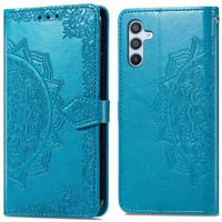 imoshion Etui de téléphone portefeuille Mandala Samsung Galaxy A54 (5G) - Turquoise