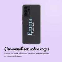 Coque personnalisée avec un nom Samsung Galaxy A53 - Transparent