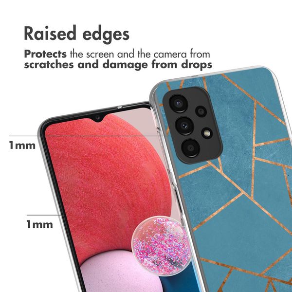 imoshion Coque Design Samsung Galaxy A13 (4G) - Blue Graphic