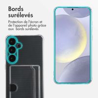 imoshion Coque silicone avec porte-cartes Samsung Galaxy S24 Plus - Transparent