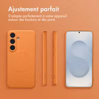 imoshion Coque Couleur avec MagSafe Samsung Galaxy S25 - Neon Orange