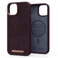 Njorð Collections Coque Salmon Leather MagSafe iPhone 14 - Rust