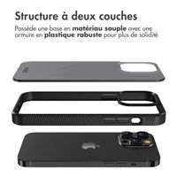 Accezz Coque Givrée Robuste Apple iPhone 14 Pro Max - Noir