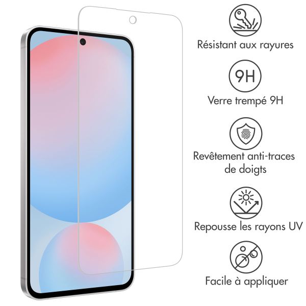 Accezz Protection d'écran en verre trempé 2-pack Samsung Galaxy S25 FE