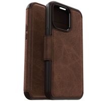 OtterBox ﻿Étui de téléphone portefeuille Strada MagSafe Apple iPhone 15 Pro Max - Brun