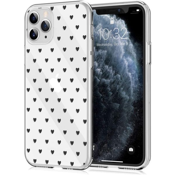 imoshion Coque Design iPhone 11 Pro - Cœurs - Noir