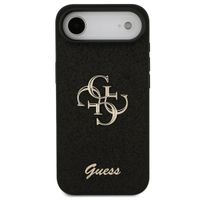 Guess Coque 4G Metal Logo Glitter Apple iPhone Air - Noir