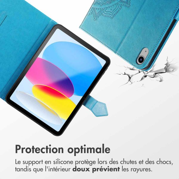 imoshion Coque tablette Apple iPad 11 (2025) 11 pouces A16 / iPad 10 (2022) 10.9 pouces - Turquoise