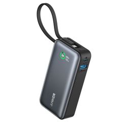 Anker Nano | Powerbank 10.000 mAh - 30 Watt - Câble USB-C intégré - Noir