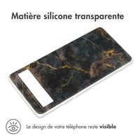 imoshion Coque Design Google Pixel 6a - Black Marble