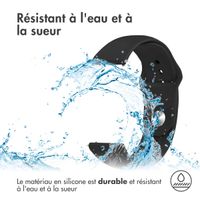 imoshion Bracelet sport en silicone  - Connexion universelle 18 mm - Noir