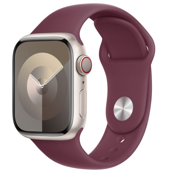 Apple Sport Band Apple Watch Series 1 á 9 / SE (38/40/41 mm) | Series 10 (42 mm) - Taille S/M - Mulberry