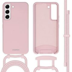 imoshion Coque de couleur avec cordon amovible Samsung Galaxy S22 - Rose