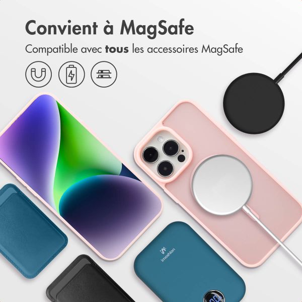 imoshion Coque Color Guard avec MagSafe iPhone 14 Pro Max - Rose clair