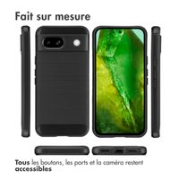 imoshion Coque Brushed Google Pixel 8a - Noir