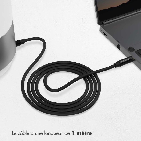 imoshion ﻿Câble AUX - Câble audio 3,5 mm / Jack - Mâle vers mâle - 1 mètre - Noir