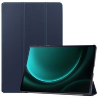 imoshion Coque tablette Trifold Samsung Galaxy Tab S10 Plus / Tab S9 FE Plus / Tab S9 Plus - Bleu foncé