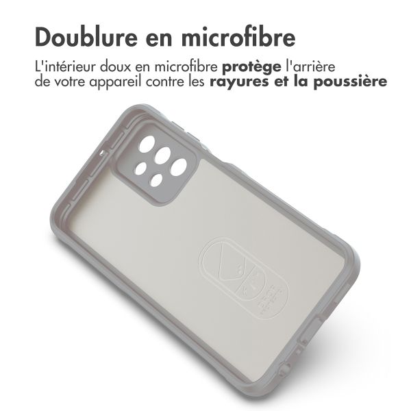 imoshion Coque arrière EasyGrip Samsung Galaxy A23 (5G) - Gris