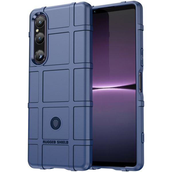 imoshion Coque Rugged Shield Sony Xperia 1 V - Bleu foncé
