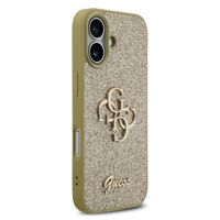 Guess Coque 4G Metal Logo Glitter Apple iPhone 17 - Doré