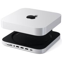 Satechi Support en aluminium pour Mac Mini/Mac Studio - Avec emplacement pour SSD - Argent