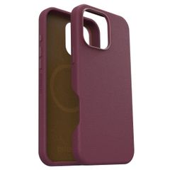 OtterBox Coque en cuir de cactus Symmetry MagSafe Apple iPhone 16 Pro Max - Maroon Bells
