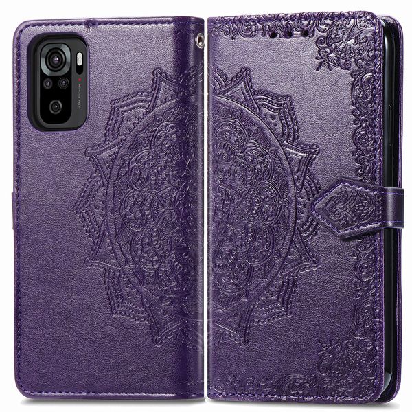 imoshion Etui de téléphone Mandala Xiaomi Redmi Note 10 (4G) / Note 10S - Violet