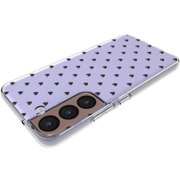 imoshion Coque Design Samsung Galaxy S22 - Hearts All Over Black